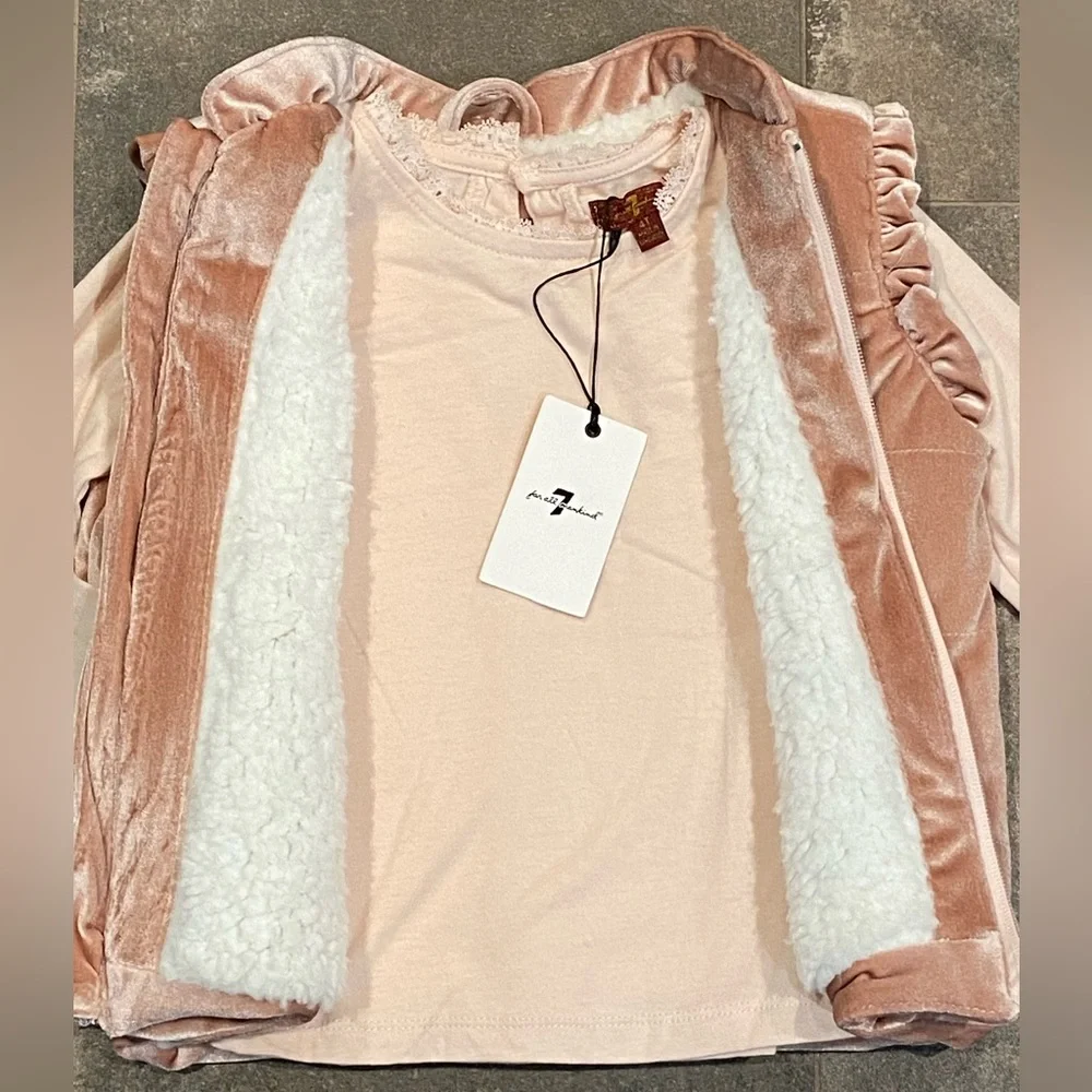 7 For All Mankind vest and shirt set